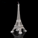 创意DIY埃菲尔铁塔 拼装模型 3D金属立体拼图摆件 新年生日礼物
