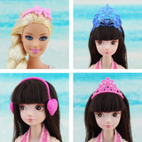 新美泰barbie正品正版芭比娃娃配件发饰 头饰 皇冠 发箍  多款