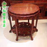 红木家具小叶红檀木半月台半圆台中式仿古半月桌实木月牙桌玄关台