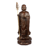 开光纯铜地藏王摆件 佛像摆件九华山地藏王菩萨摆件大愿菩萨 站像
