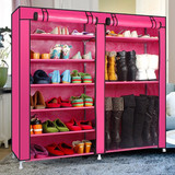 创意鞋架多层防尘组装合学生宿舍小柜子经济型简易约现代收纳特价