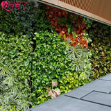 仿真植物墙尤加利加密草坪人造草皮塑料假草坪背景墙绿植装饰墙体