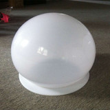 户外装饰亚克力灯罩装饰灯塔四分之三球罩有机玻璃奶白透光罩