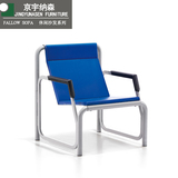 现代医院钢架沙发简易会客休闲铁架沙发椅洽谈室接待小型沙发椅子