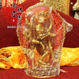 进口 精品 尼泊尔紫铜半鎏金 神佛 狮面空行母 护法神 佛像 高1尺