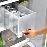 4个装 韩国进口厨房收纳盒 冷藏抽屉式收纳盒 冰箱收纳 衣柜收纳