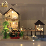 diy小屋 马尔代夫成人手工拼装玩具房子模型建筑别墅生日创意礼物