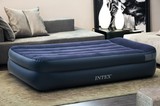 原装正品INTEX豪华条纹内置枕头单人加大充气床垫 双层加厚气垫床