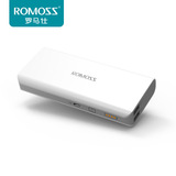 正品ROMOSS白色塑料罗马仕 10000+毫安移动电源 手机通用充电宝