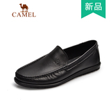 Camel/骆驼男鞋2016春季新款真皮透气鞋男士套脚皮鞋子A261205062