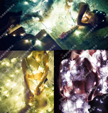 2016新款婚纱摄影夜景拍照道具 LED小彩灯40个灯长4米 拍照背景灯