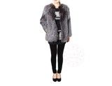 2015年女士新款韩版皮毛皮草时尚长袖中长款狐狸毛编织皮草外套