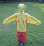 学生雨衣儿童雨披黄色 红汽车男孩卡通雨衣雨具特价清仓