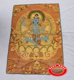 热卖西藏佛像 尼泊尔唐卡画像 织锦画 丝绸绣 观音唐卡刺绣