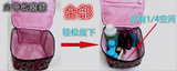 化妆包收纳邮韩版清新可爱卡通防水大小号圆筒型化妆包用品