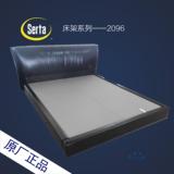 舒达床垫舒达专用床架2096皮艺床原厂正品专柜特价纯进口真皮包邮