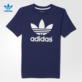 adidas 阿迪达斯 三叶草 男大童 短袖T恤 AB2210
