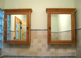 美式乡村 纯实木 镜柜 挂墙柜 H-梅森浴室镜柜