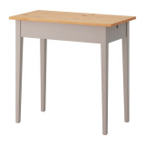 深圳宜家代购IKEA诺拉森笔记本电脑桌小书桌小办公桌写字台实木桌