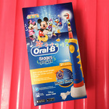 【包邮】德国博朗Oral-B儿童音乐电动牙刷充电可换刷头米奇3岁+