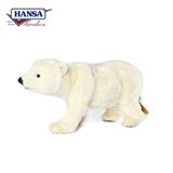 澳洲hansa进口儿童礼物动物可爱创意毛绒玩具公仔玩偶北极熊6672
