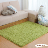 现代简约短毛丝毛地毯 客厅茶几地毯卧室满铺可定制