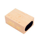 新款包邮 木质蓝牙音箱4.0无线小音响时尚创意蓝牙音箱闹钟低音炮