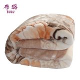 布璐 9斤加厚拉舍尔毛毯双人双层毛毯绒毯冬季盖毯婚庆毯子特价