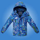 男童滑雪服上衣冬外贸原单防水儿童滑雪服防寒冲锋衣户外保暖外套