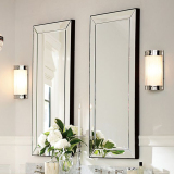 立体镜面化妆台的镜子 欧式背景墙壁挂梳妆镜 特价玄关挂镜5001