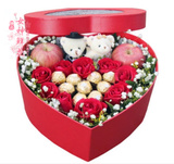 北京鲜花店巧克力平安夜玫瑰鲜花礼盒圣诞同城速递海淀朝阳丰台区