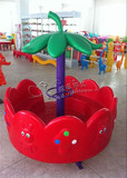 幼儿园转椅 工程塑料旋转木马 儿童大型玩具 游乐园设备 厂家批发
