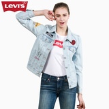Levi's李维斯中国新年系列女士绣花水洗牛仔夹克外套15750-0023