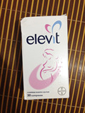 意都go-现货意大利正品 Elevit爱维乐孕妇叶酸复合维生素30粒
