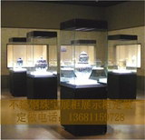 木质方形博物馆展览馆展柜展会古玩古董工艺品展示柜瓷器玻璃柜