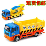 韩国进口玩具车 pororo玩具 儿童可爱卡通模型搅拌车自卸车回力车