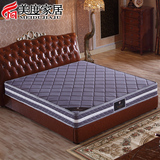 席梦思可拆洗超透气竹炭床垫1.8米双人床垫软硬适中弹簧床垫D217