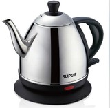 Supor/苏泊尔 SWF08K1-100电热水壶进口温控304不锈钢快速泡茶壶