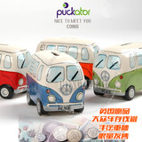 Puckator手彩绘陶瓷大众汽车存钱储蓄罐创意情侣儿童礼物卡通摆件