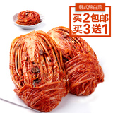 东北 韩国泡菜 食品酱料腌制 朝鲜族辣白菜500g 买三送一2件包邮