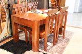 跃腾实木家具现代新中式橡木餐桌椅现货热卖北京三包到家