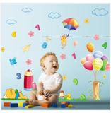 气球卡通动物儿童房环保装饰墙贴儿童宝宝幼儿园特大墙壁墙画贴纸