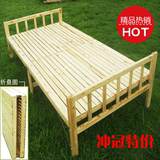 加长加固折叠床/实木单人床双人床/木板午休床/儿童床/小床简易床