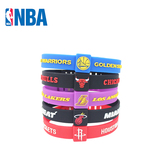 NBA篮球手环 免邮 球星 运动手圈男女款 科比詹姆斯 库里硅胶手环
