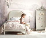 美式雕花儿童床公主法式乡村橡木实木单人床专业定制儿童房家具床