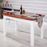 光明家具进口水曲柳餐桌餐台现代中式水曲柳全实木餐桌长方形饭桌