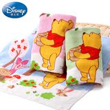 【天猫超市】Disney/迪士尼方巾 维尼熊森林派对纱布小毛巾 1条