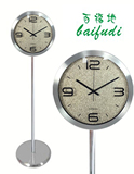 bfd12寸落地钟客厅静音立式钟表现代简约时钟创意电子座钟石英钟