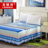 夏天床罩床裙纯棉 全棉1.5m1.8米2.0m床床套 夏床笠单件加厚床罩