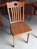 包邮实木餐椅橡木餐椅拆装组装餐桌椅办公书椅会议椅柚木色双数卖